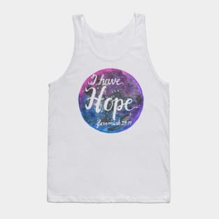 Hand Painted Watercolor Jeremiah 29:11 Tank Top